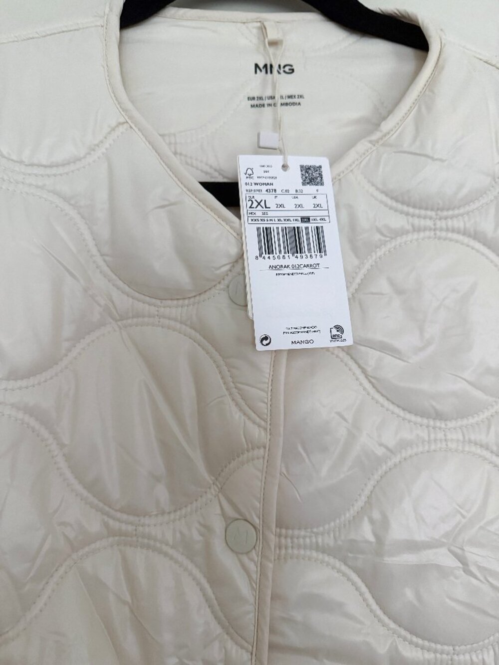 Mango Ultralight Anorak Quilted Jacket - Picture 6 of 7